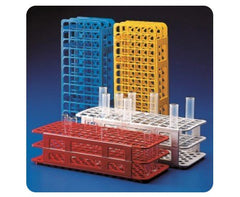 Test Tube Rack, Poly Prop, 20mm Dia Hole, 40 holes (4x10), Blue (Pack 20)