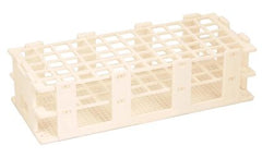 Test Tube Rack, Poly Prop, 25mm Dia Hole, 40 holes (4x10), White