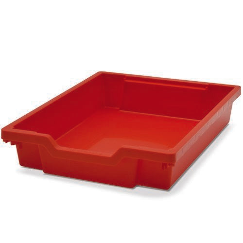 Gratnells Standard Shallow F1 Tray - Flame Red
