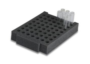 Gratnells Standard Tray 60mm Foam Insert for 56 x 25mm Test Tubes