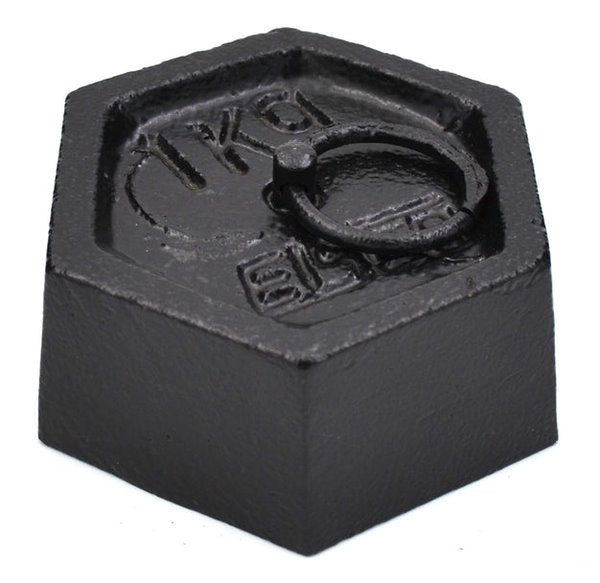 Mass, Hexagonal, Iron with Ring1 1kg (Each)