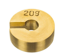 Weight, Slotted, Brass, 20g (Each)