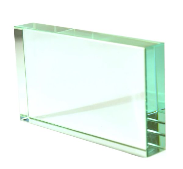 Block, Glass, Rectangular, 114x62x18mm (Each)