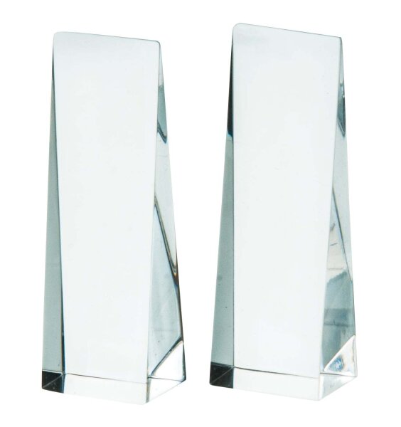 Acrylic Isosceles Prism, 20mm Depth, 60x60x15mm Sides - 2pcs
