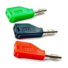 Plugs, Stackable, 4mm, Red 10/PK