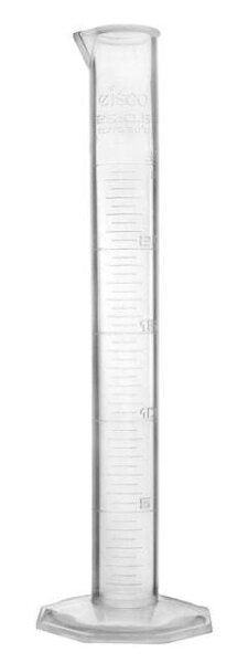 Cylinder Measuring Graduated-Hexagonal, cap. 25ml, Polypropylene (Pack of 10)