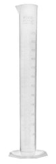 Cylinder Measuring Graduated-Hexagonal, cap. 250ml, Polypropylene (Pack of 10)
