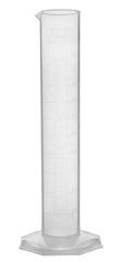 Cylinder Measuring Graduated-Hexagonal, cap. 500ml, Polypropylene (Pack of 5)