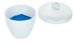 Crucible 30ml., Porcelain with lid, Tall (Pack of 10)