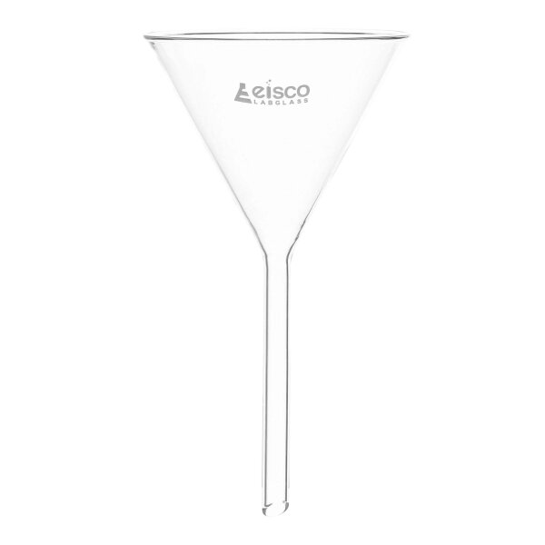 Funnel Filter 75mm, Borosilicate glass, plain at 60° angle (Pack of 10)
