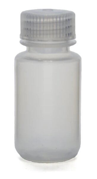 Polypropylene Reagent Bottle Wide Neck with Screw Cap - 60mL x 10pcs