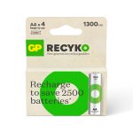 Rechargeable AA Batteries 1300mAh - 4pcs