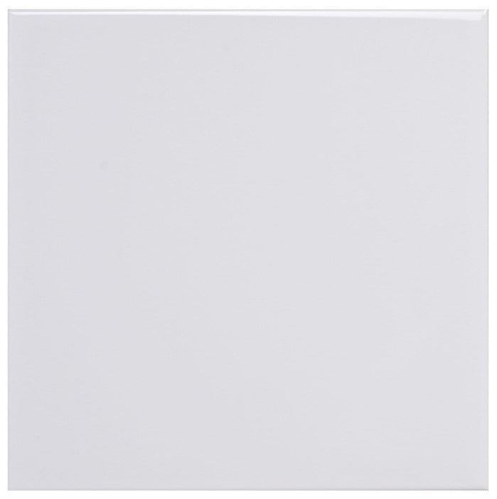 White Ceramic Tile - 150x150mm
