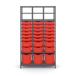 Chemstore Tall Treble Column Frame with 18x F1 Shallow Trays, 6x F2 Deep Trays and 3x F3 Jumbo Trays