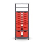 Chemstore Tall Double Column Frame with 12x F1 Shallow Trays, 4x F2 Deep Trays and 2x F3 Jumbo Trays