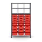 Tall Treble Column Frame with 18x F1 Shallow Trays and 9x F2 Deep Trays