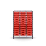 Mid Height Treble Column Frame with 39x F1 Shallow Trays
