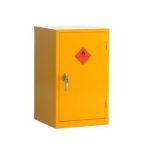 1-Door Flammable Liquid Cabinet, 1 Shelf (50mm Sump) - 76x46x46cm (HWD)