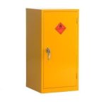 1-Door Flammable Liquid Cabinet, 1 Shelf (50mm Sump) - 92x46x46cm (HWD)