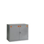 2-Door COSHH Cabinet, 1 Shelf (50mm Sump) - 92x92x46cm (HWD)