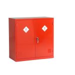 2-Door Pesticide Cabinet, 1 Shelf (50mm Sump) - 92x92x46cm (HWD)