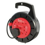 Cassette Cable Reel, 10A 230V 4-Gang, 10m