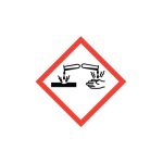 GHS & CLP Labels - Corrosive, 20mmx20mm (250/pack)