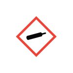 GHS & CLP Labels - Compressed Gas, 20mmx20mm (250/pack)