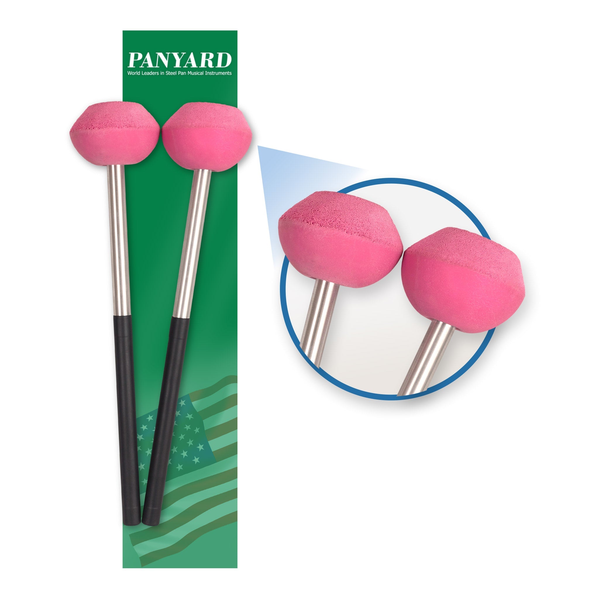 Panyard classic aluminium bass steel pan mallets