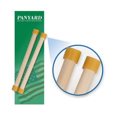 Panyard wood series lead and junior steel pan mallets