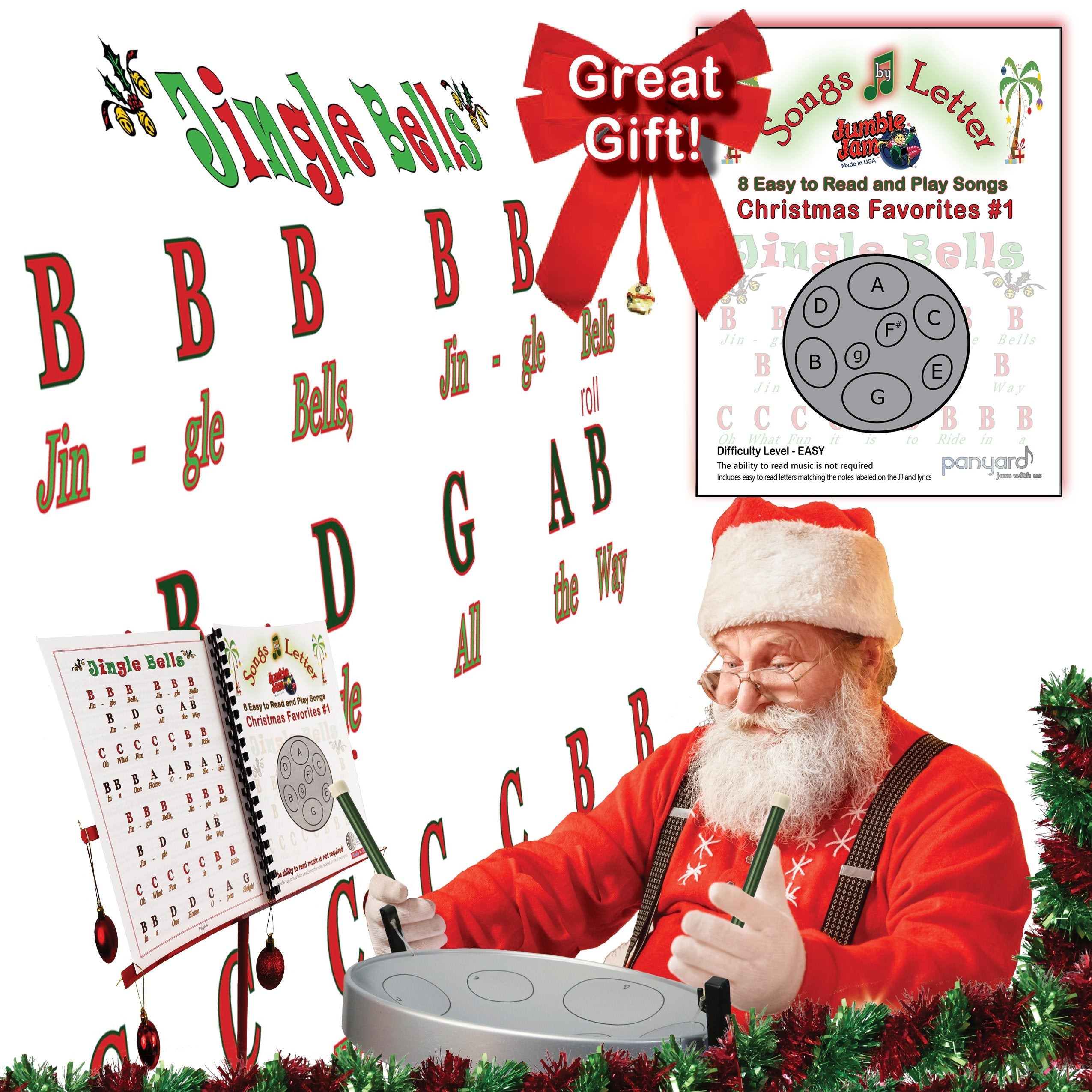 Jumbie Jam - Songs By Letter Christmas Favourites for Steel Drum