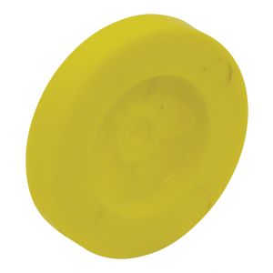 Yellow 39mm Polythene Wheels Pack Of 100