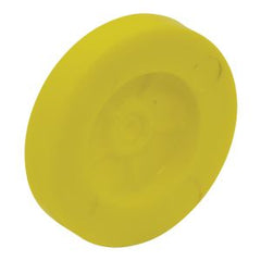 Yellow 39mm Polythene Wheels Pack Of 100