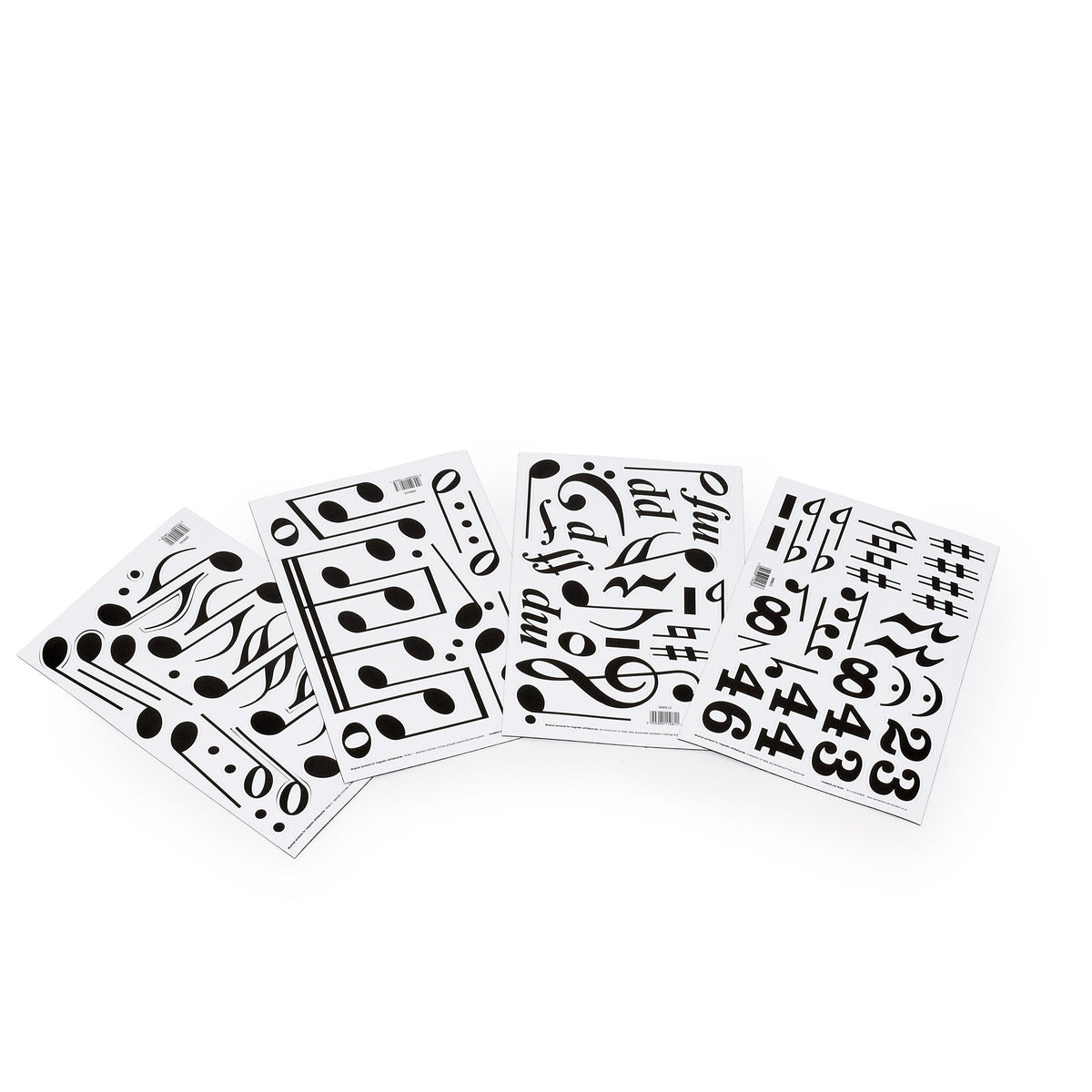 Magnetic symbols 1 - short, long notes, rests, clefs and dynamics