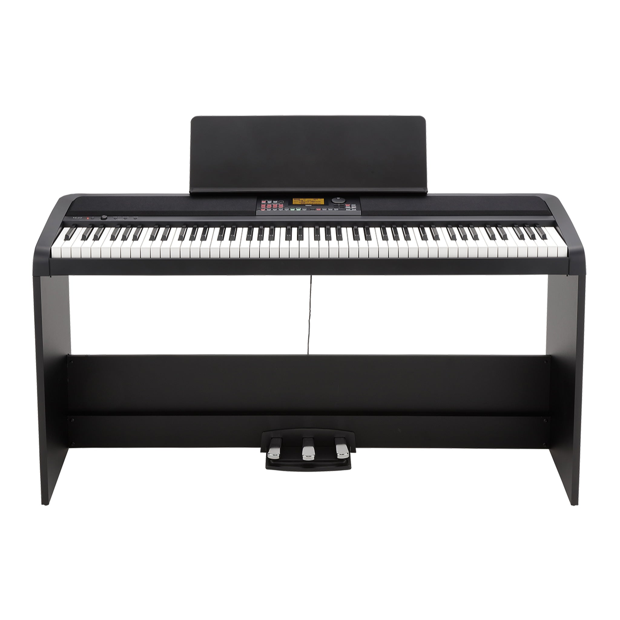 Korg XE20 digital ensemble piano - Black (including stand and pedal unit)