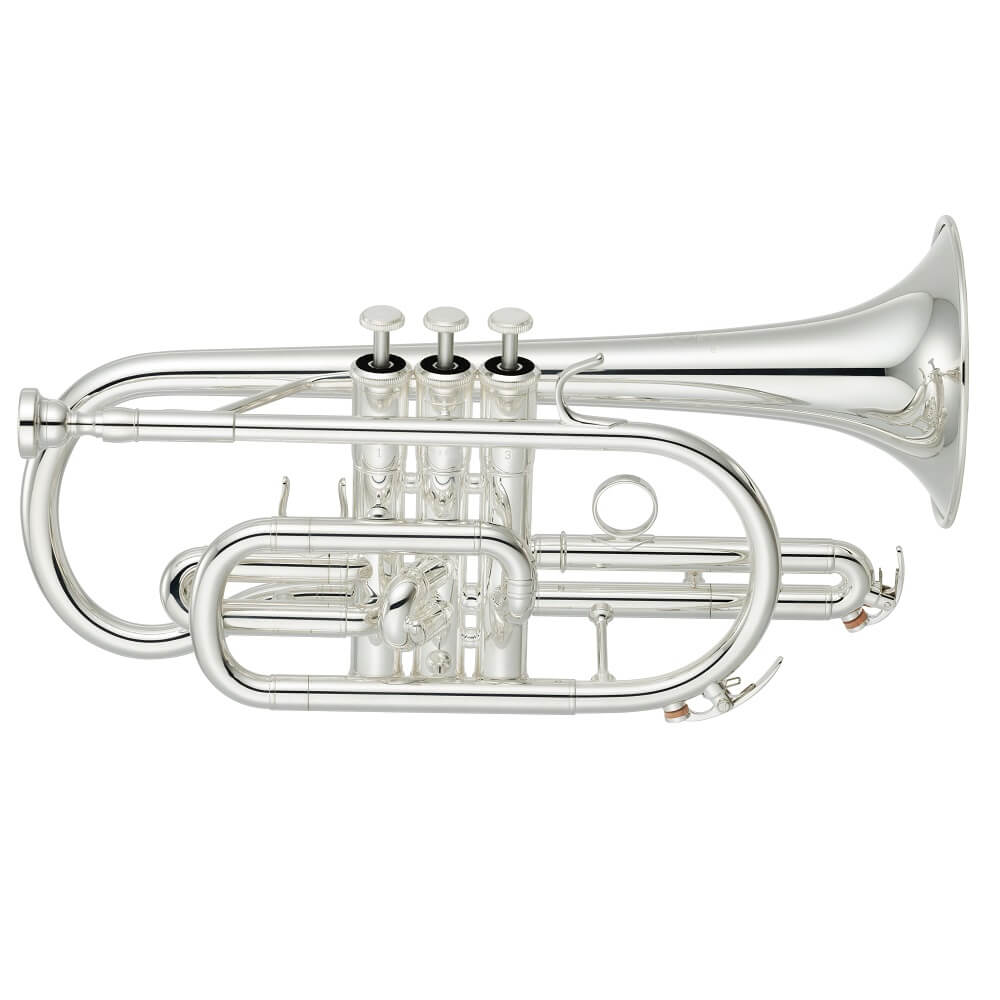 Yamaha YCR4330GII intermediate Bb cornet outfit - Silver plate