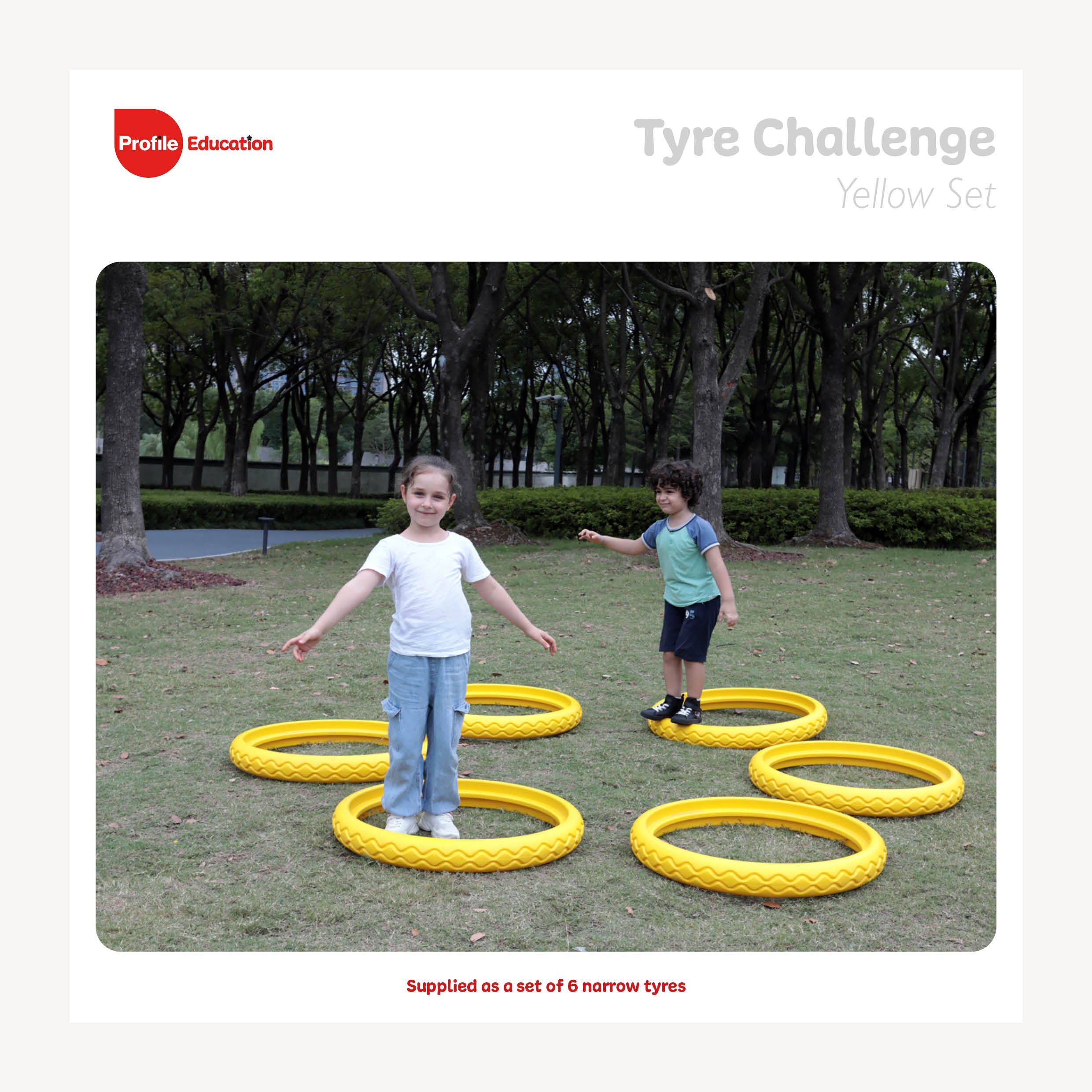 Profile, Tyre Challenge Yellow Set (800 x 100)