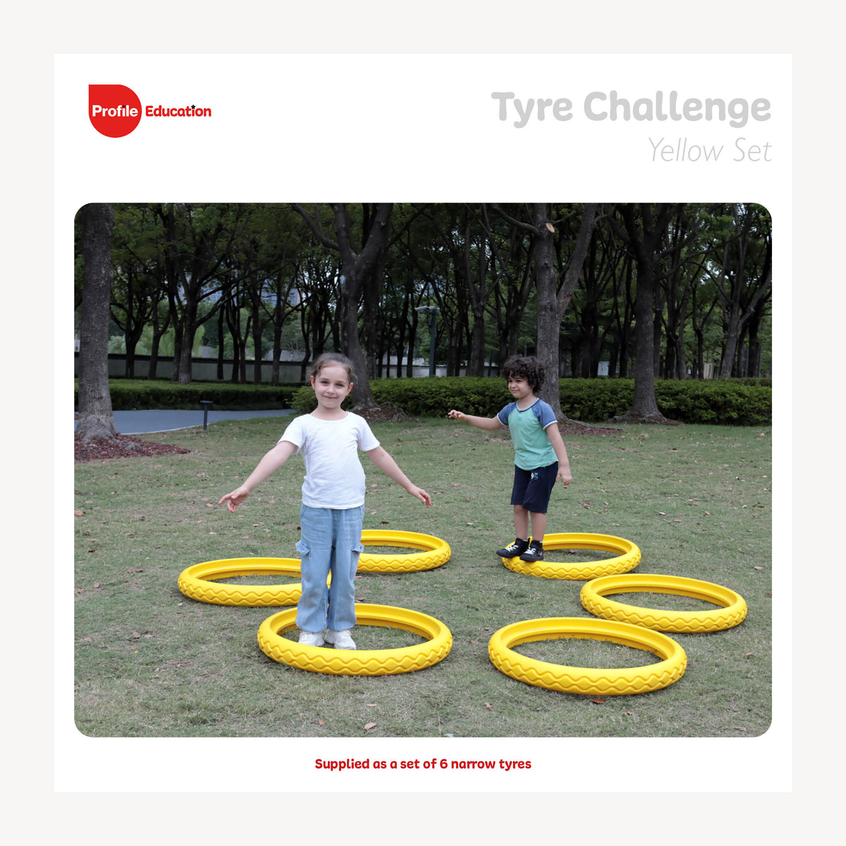 Profile, Tyre Challenge Yellow Set (800 x 100)