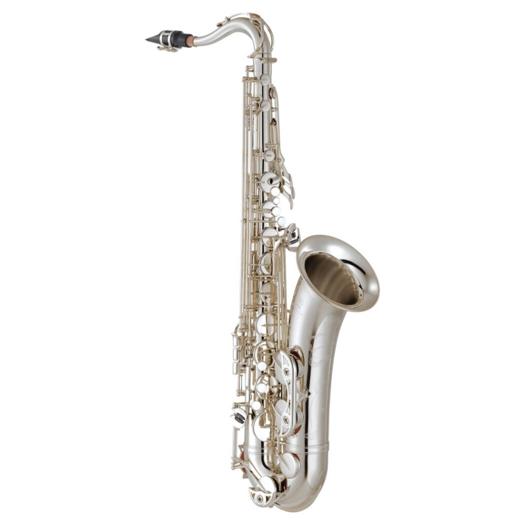 Yamaha YTS62 semi-professional Bb tenor saxophone outfit - Silver plate