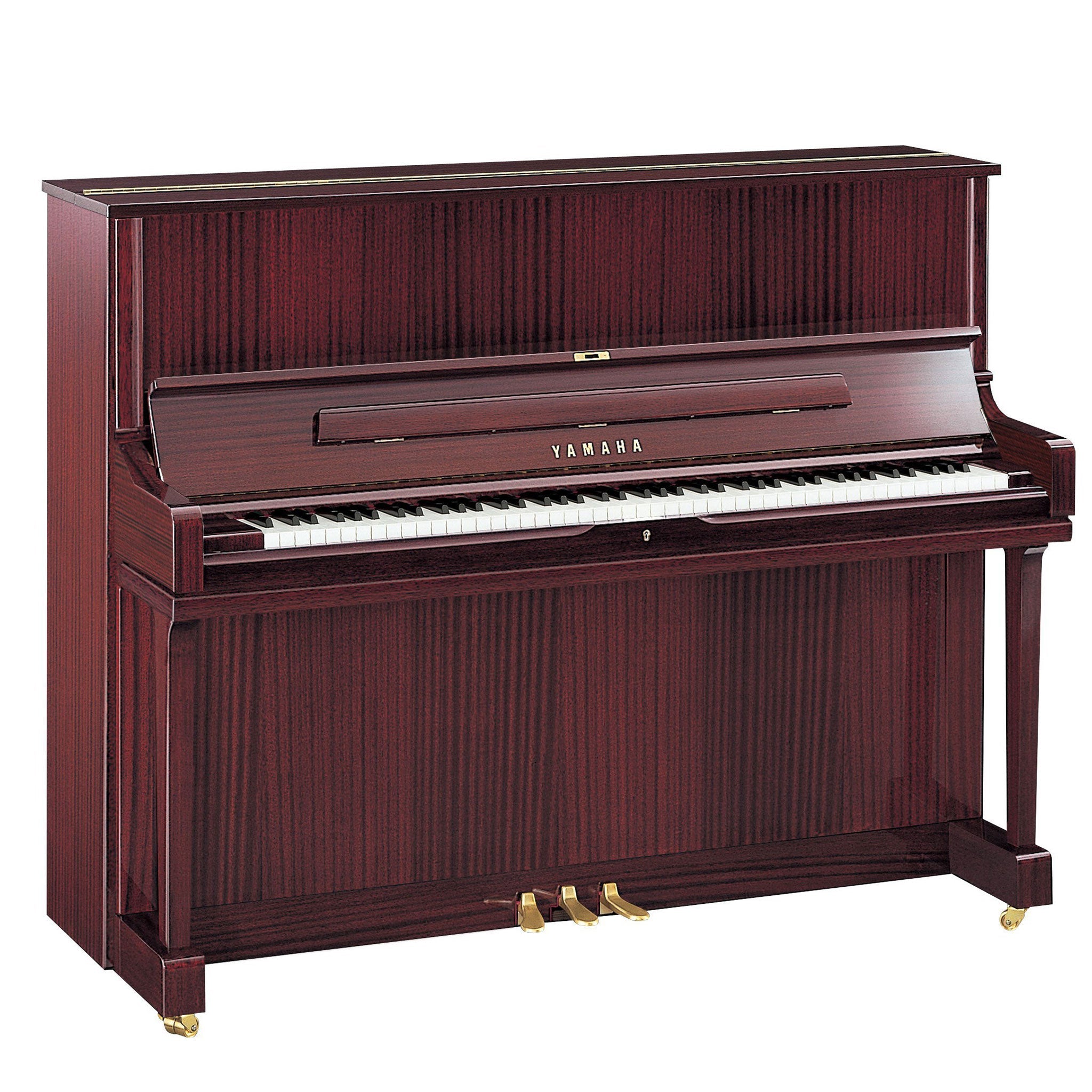 Yamaha YUS1 upright piano – Polished Mahogany