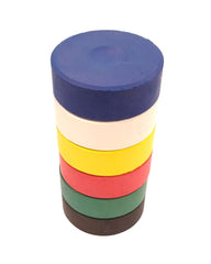 Assorted Colour Blocks Large Pk 6