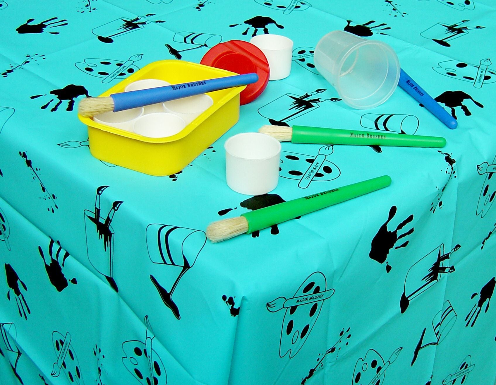 Plastic Tablecloth 1.5m x 1.5m