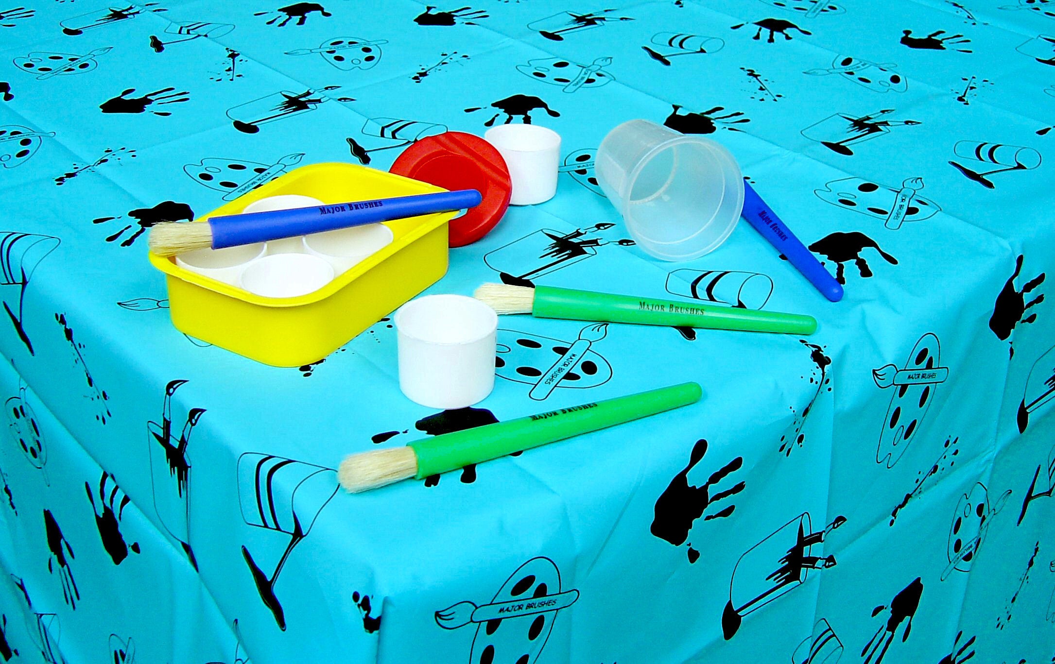 Plastic Tablecloth 1.5m x 1.5m