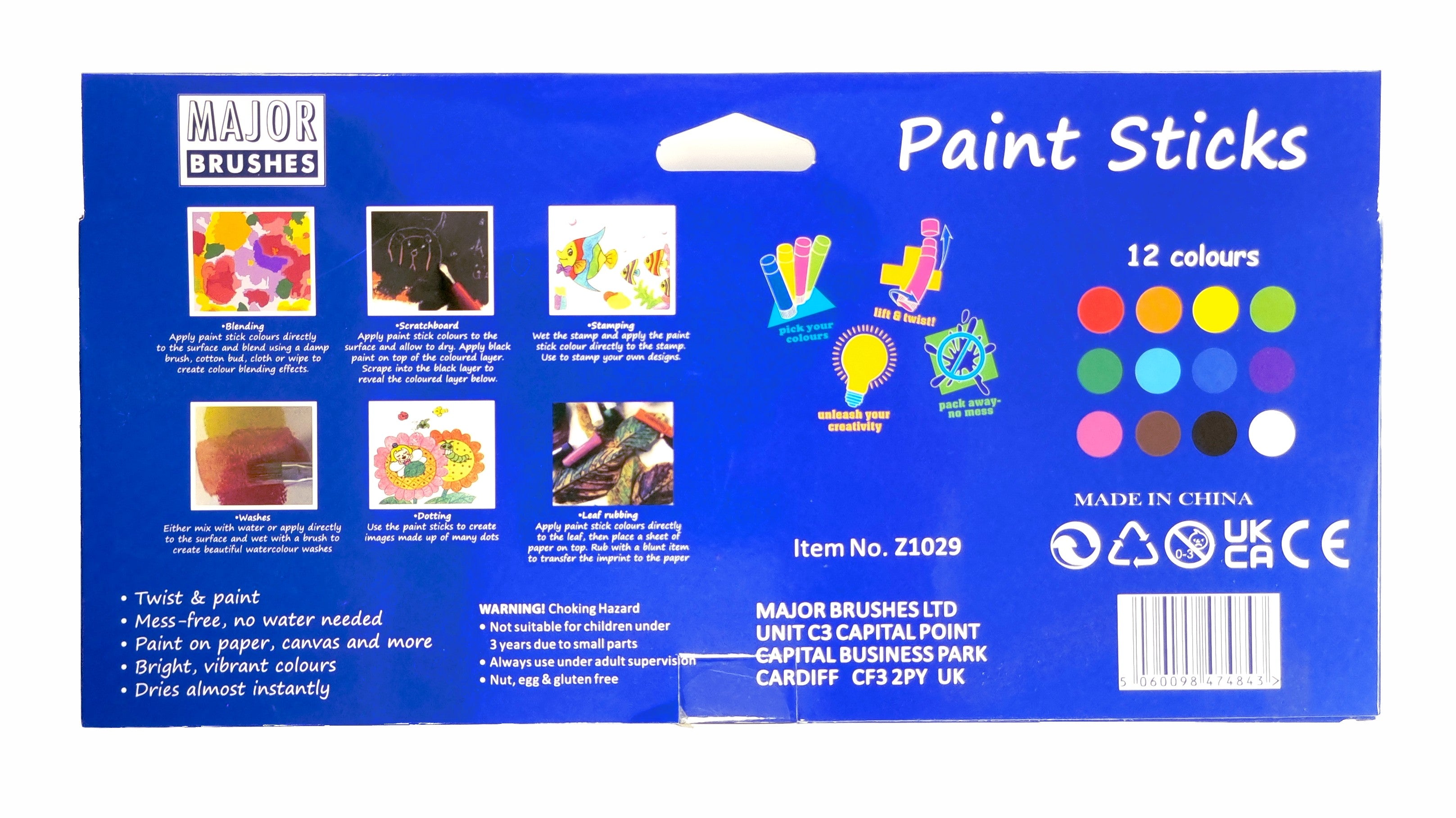 Paint Sticks Pack 12
