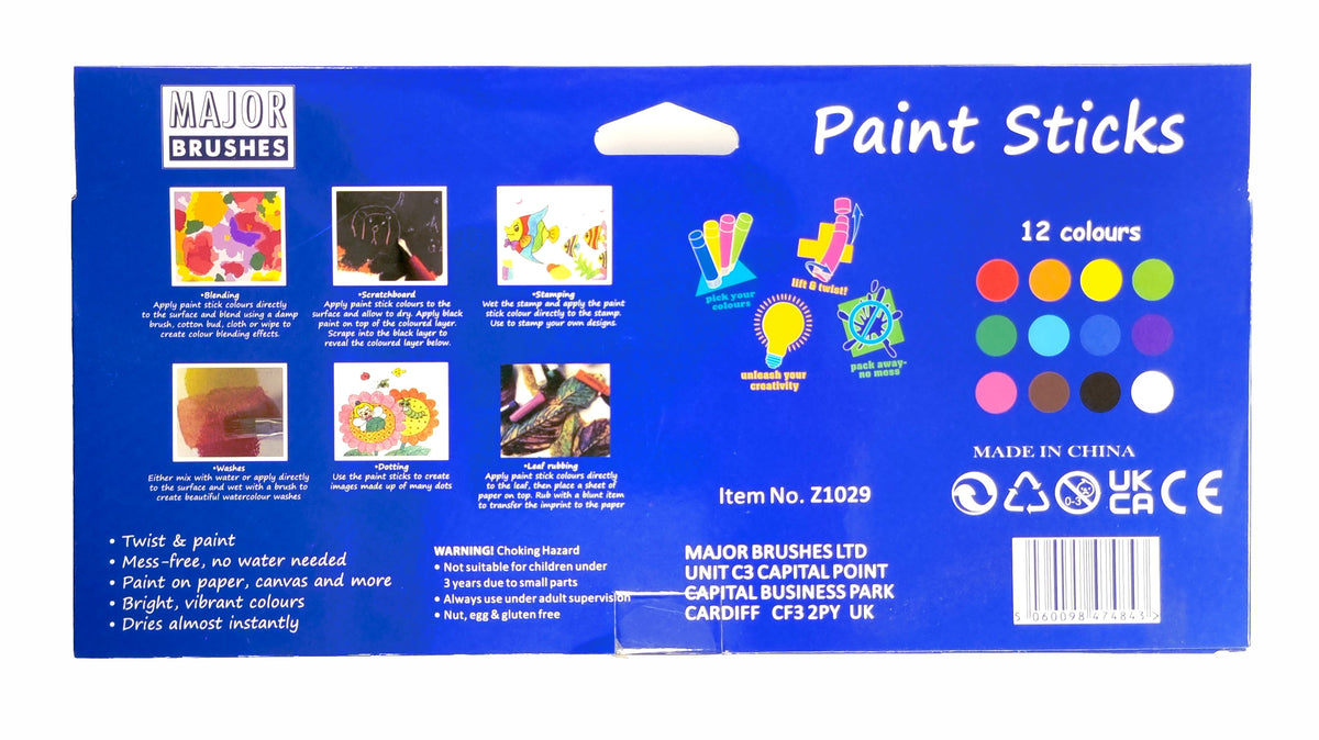 Paint Sticks Pack 12