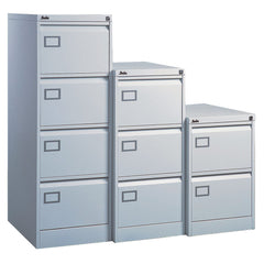 Cabinet Filing 3 Drawer Black