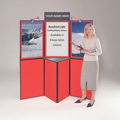 Folding Display System 7 Panel Red