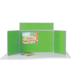 Tabletop Folding Display Systm Gr/Bl