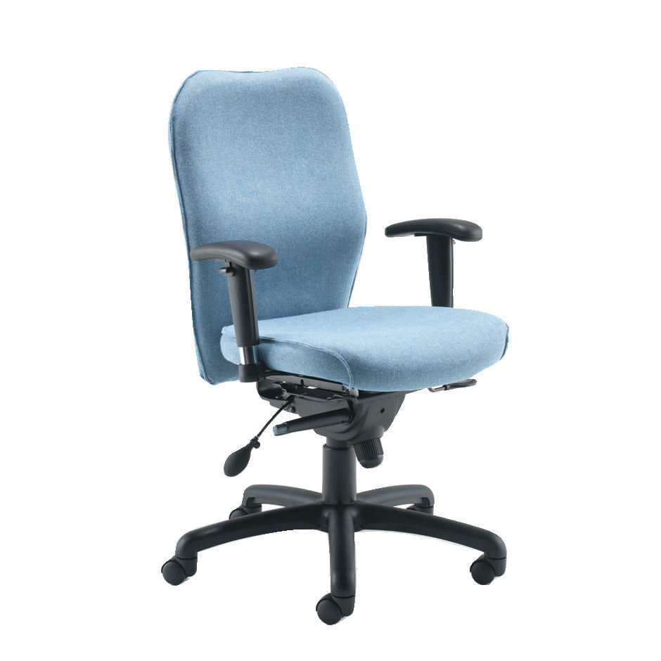 Chair Inflat/Lumbar Adj.Arms Ocean