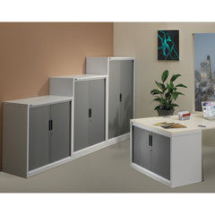 Cupboard Tambour Blue 1080H